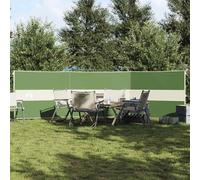 vidaXL Cortaviento de camping impermeable verde 490x123 cm