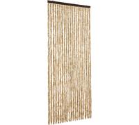 vidaXL Cortina anti-insectos, color beige, 90x220 cm, de chenilla