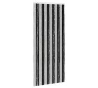 vidaXL Cortina anti-insectos de chenilla, gris y , 100 x 230 cm