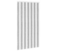 vidaXL Cortina anti-insectos de chenilla, gris y blanco, 118 x 220 cm