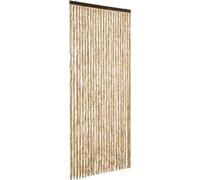 vidaXL Cortina anti-mosquitos, color beige, 100x230 cm, de chenilla