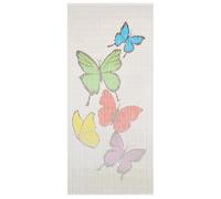vidaXL Cortina de bambú para puerta – Mosquitera contra insectos 90x200 cm