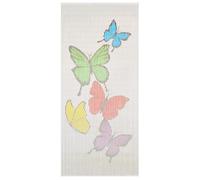 vidaXL Cortina de Bambú para Puerta contra Insectos Casa Hogar Jardín Terraza Patio Decoración Estilo Visillo Estor Persiana Mosquitera 90x200 cm