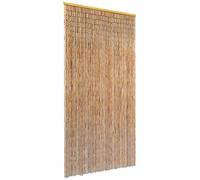 vidaXL Cortina de bambú para Puerta contra Insectos 90x220 cm