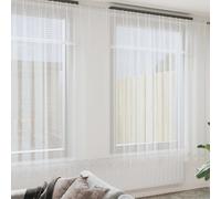 vidaXL Cortina de encaje blanca, 1200 x 300 cm, poliéster