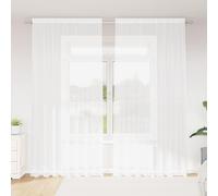 vidaXL Cortina de Encaje Blanco 280 x 200 cm Poliéster
