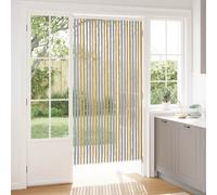 vidaXL Cortina de Insectos de Chenilla Gris y Beige 100 x 200 cm