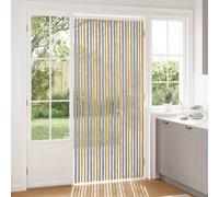 vidaXL Cortina anti-insectos de chenilla, gris y beige, 100 x 220 cm