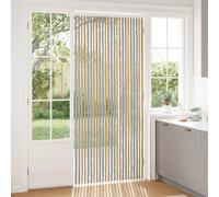 vidaXL Cortina de Insectos de Chenilla Gris y Beige 100 x 230 cm