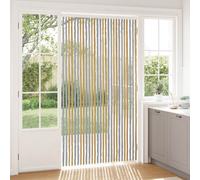 vidaXL Cortina de Insectos de Chenilla Gris y Beige 118 x 220 cm