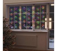 vidaXL Cortina de luces estrellas 200 LEDs de colores 8 funciones
