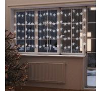 vidaXL Cortina de luces estrellas 500 LEDs blanco cálido 8 funciones