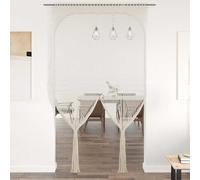 vidaXL Cortina de macramé algodón 140x240 cm