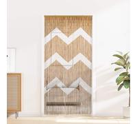 vidaXL Cortina de Puerta Insectos Multicolor 200 x 100 cm Bambú