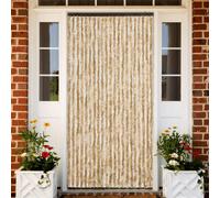 vidaXL Cortina mosquitera de chenilla beige 90x200 cm