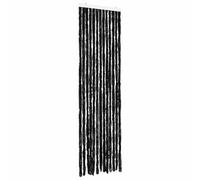 vidaXL Cortina Mosquitera Extraíble Puerto contra Insectos Moscas Mosquitos Casa Móvil Caravana Verano Gris Antracita Chenilla 56x200 cm