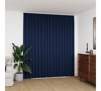 vidaXL Cortina opaca con ganchos azul 290x245 cm