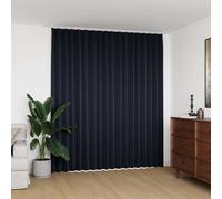vidaXL Cortina opaca con ganchos gris antracita 290x245 cm