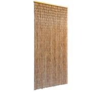 vidaXL Cortina para Puerta 90x200 cm bambú