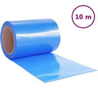 vidaXL Cortina para puerta, azul, 300 x 2,6 mm, 10 metros, PVC