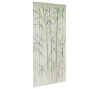 vidaXL Cortina mosquitera para puerta estampado de bambú 100x200 cm