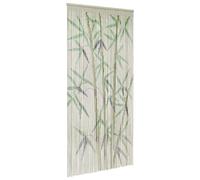 vidaXL Cortina mosquitera para puerta estampado de bambú 100x200 cm