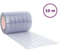 vidaXL Cortina para puerta transparente, 300 x 2,6 mm, 10 metros, PVC