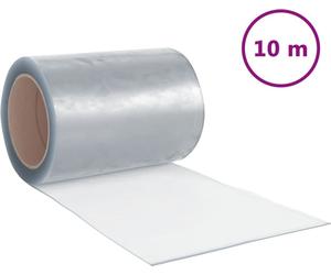 vidaXL Cortina para puerta transparente, 300 x 2,6 mm, 10 metros, PVC