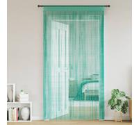 vidaXL Cortinas de tiras 2 uds turquesa 100x250 cm