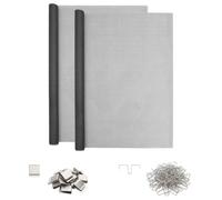 vidaXL Cubierta de eje de luz con clips 2 uds. 70 x 190 cm Gris