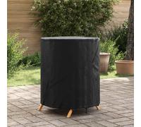 vidaXL Cubierta de Mesa Liso Negro 62 x 62 x 70 cm tela