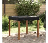 vidaXL Cubierta de Mesa Liso Negro 92 x 92 x 15 cm tela