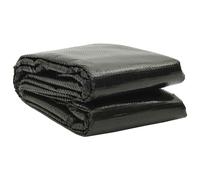 vidaXL Cubierta de piscina PE negro 732x366 cm