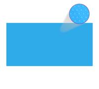 vidaXL Cubierta de Piscina Rectangulo PE 488x244 cm Toldo Protector Funda Color Azul, Negro, Negro y azul y mas