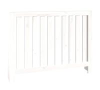 vidaXL Cubierta de Radiador Estantería Dormitorio Balda Cubreradiadores Calefacción Listones Parrilla Oficina Madera Maciza de Pino Blanco