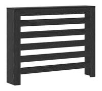 vidaXL Cubierta de Radiador Roble Negro 104 x 20 x 82 cm, Cubierta Elegante para Radiador de Sala, Diseño Moderno, Accesorio Chido para Casa, Distribución de Calor Funcional