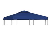 vidaXL Cubierta de Repuesto de Cenador Toldo Superior Refugio 3x3 m Color Azul, Beige, Crema y mas