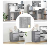 vidaXL Cubierta de Tornillo Autoadhesiva 12 uds. Gris Sonoma