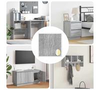 vidaXL Cubierta de Tornillo Autoadhesiva 12 uds. Gris Sonoma