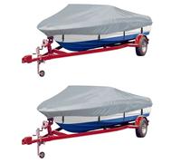 vidaXL Cubierta para Barco (2 unidades) Gris Deporte Forro Funda Toldo Dimensiones 427-488 x 173 cm, 427-488 x 229 cm, 488-564 x 239 cm y mas