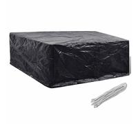 vidaXL Cubierta para muebles de jardín 10 ojales 260x260x90 cm