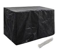 vidaXL Cubierta para muebles de jardín 8 ojales 140x70x90 cm