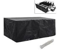 vidaXL Cubierta para muebles de jardín 8 ojales 229x113x73 cm