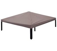 vidaXL: Cubierta para pérgola, color taupe, 300 x 300 cm, fabricada en poliéster y acero