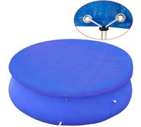 vidaXL Cubierta para piscina sobre suelo redonda 450-457 cm
