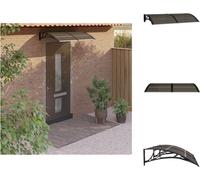 vidaXL: Cubierta para puerta, color , 150x80 cm, policarbonato - Toldos