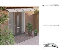 vidaXL: Cubierta para puerta, color , 400x100 cm, policarbonato - Toldos