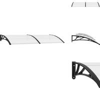 vidaXL: Cubierta para puerta de 240 x 100 cm, fabricada en policarbonato - Toldos
