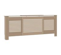 vidaXL Cubierta para Radiador, Armario de Pared para Calentador, Estante para Libros Adornos, Mueble Tapa de Calefacción de Salón, MDF