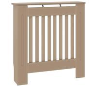 vidaXL Cubierta para radiador - Armario de pared con estante para libros - Madera de ingeniería